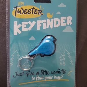 Tweeter Key Finder Keychain - Blue Bird